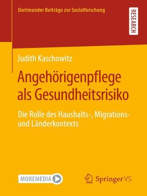 cover image of Angehörigenpflege als Gesundheitsrisiko